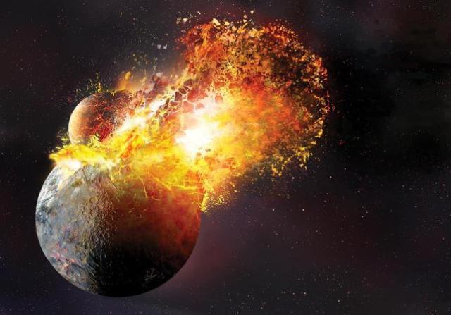 Archivo ABC | La formación de la Luna, después del impacto de la Tierra con un cuerpo planetario 
